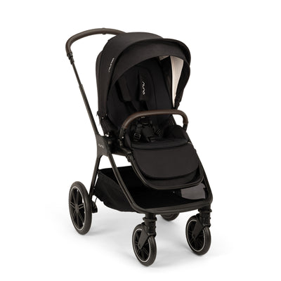 Carrinho De Bebê Nuna Triv LX Caviar - Sistema de viagem completo
